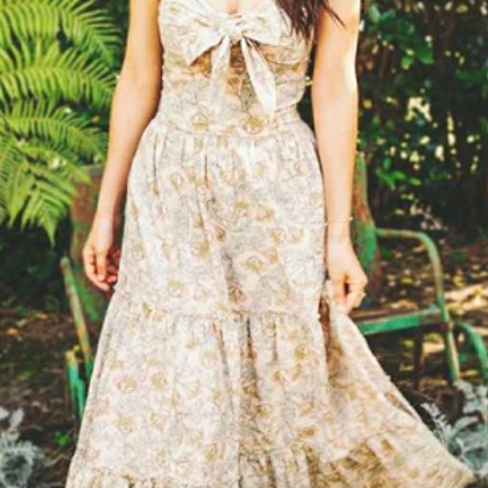 HappyXNature Floral Bohemian Mxo Dress Size L
